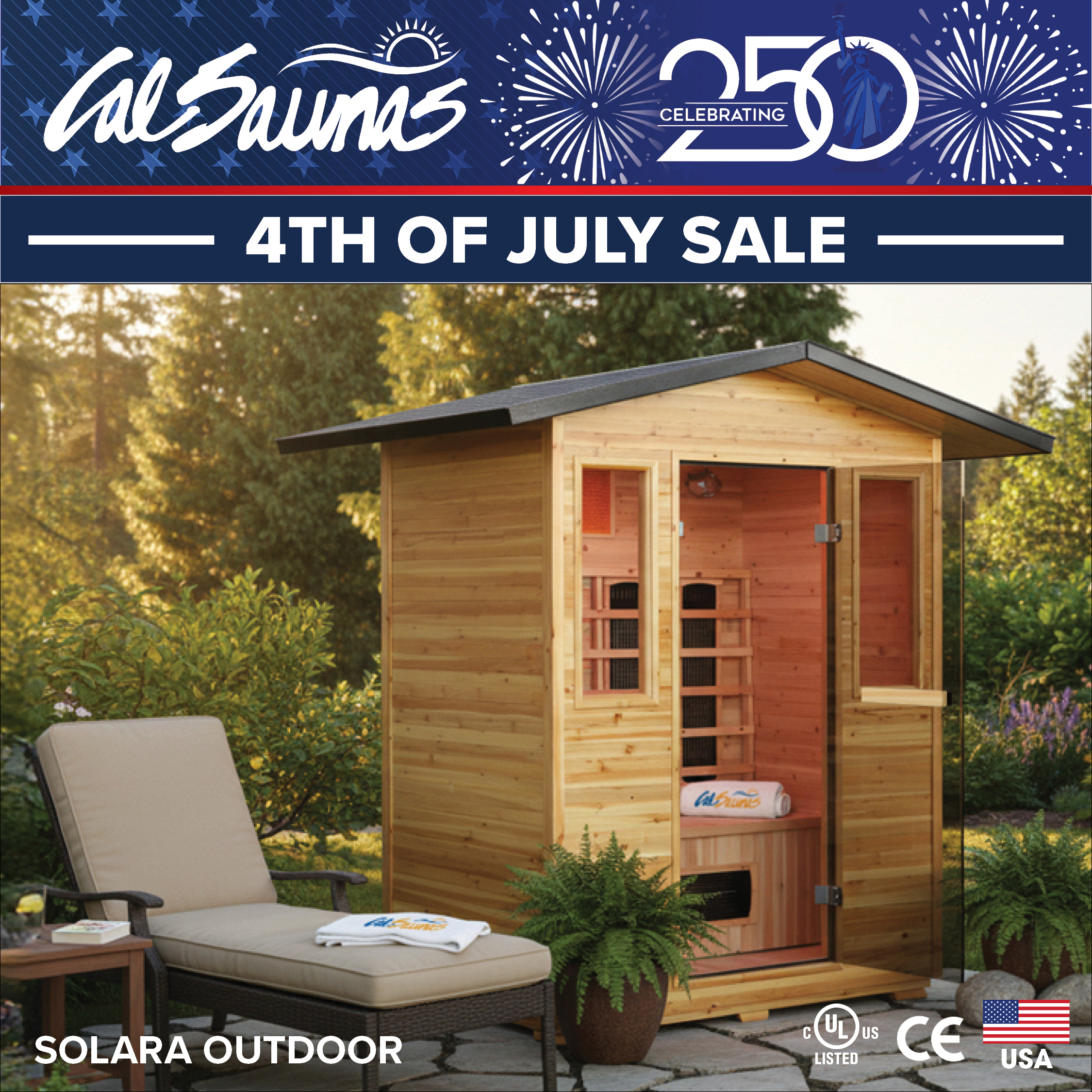 Calspas hot tub being used in a family setting - Sanford
