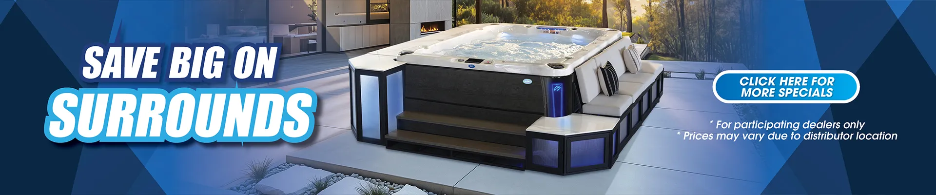 Calspas hot tub being used in a family setting - Sanford